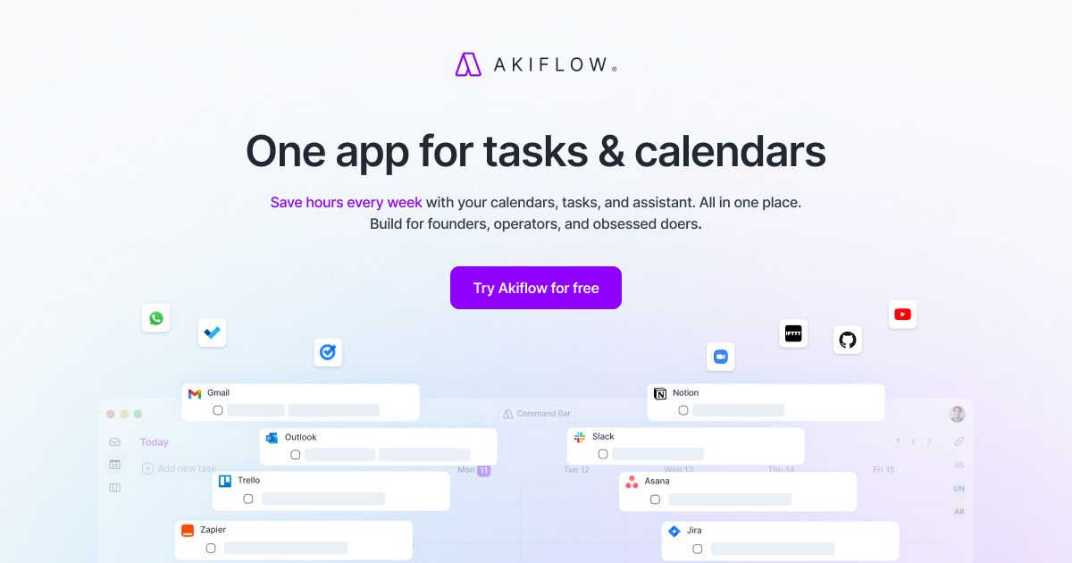 Screenshot of Akiflow