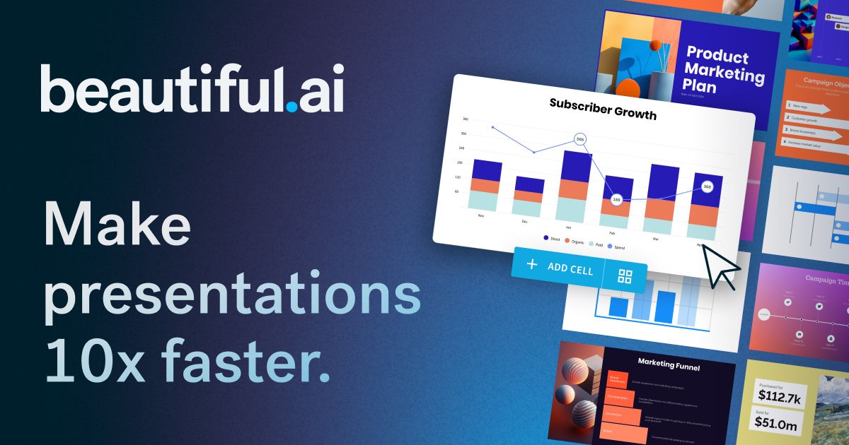 Screenshot of Beautiful.ai