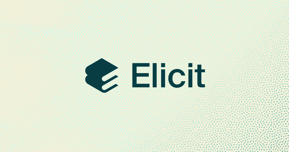 Screenshot of Elicit