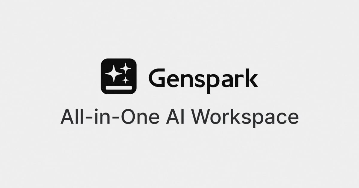 Screenshot of Genspark