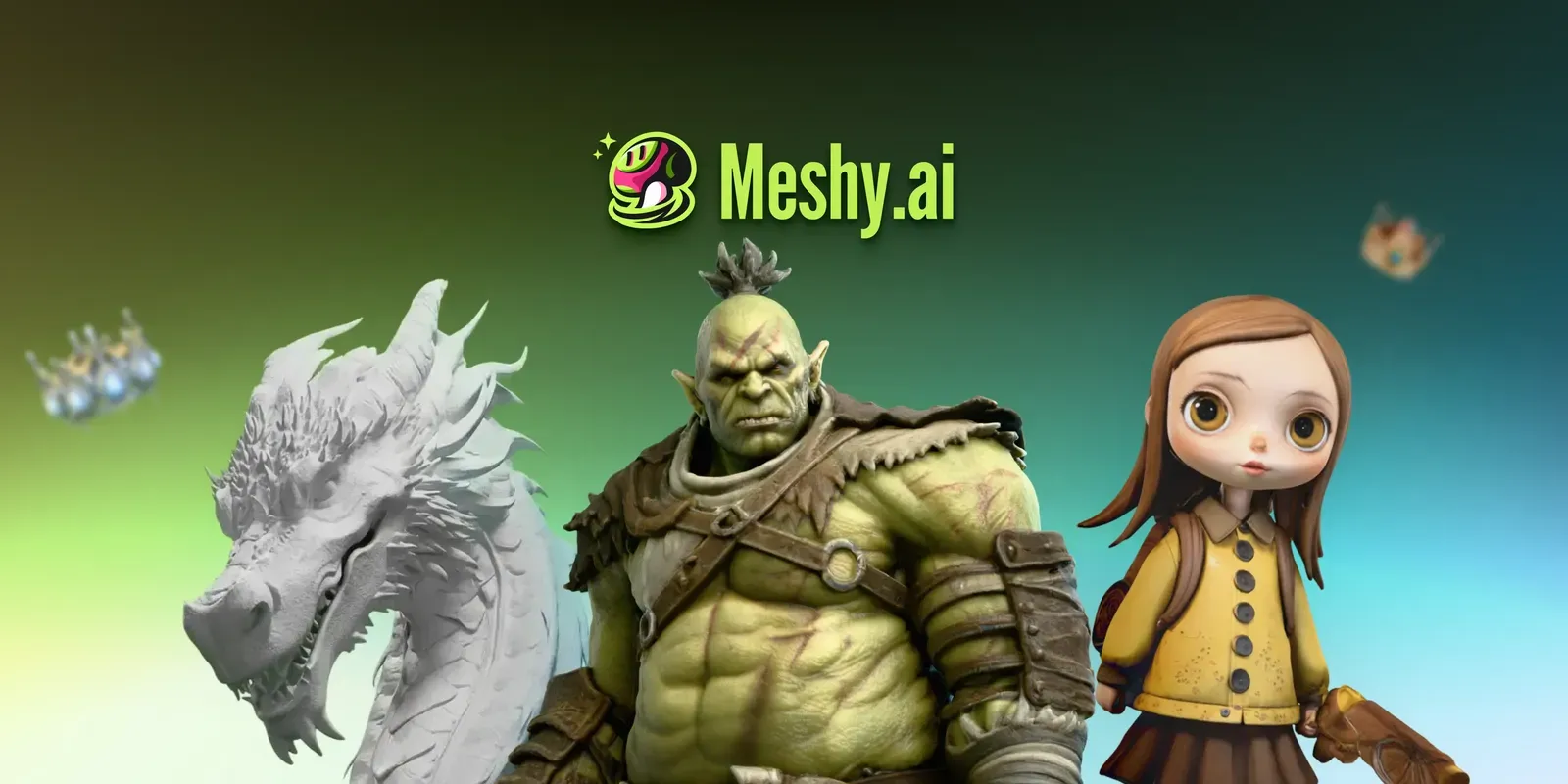 Screenshot of Meshy