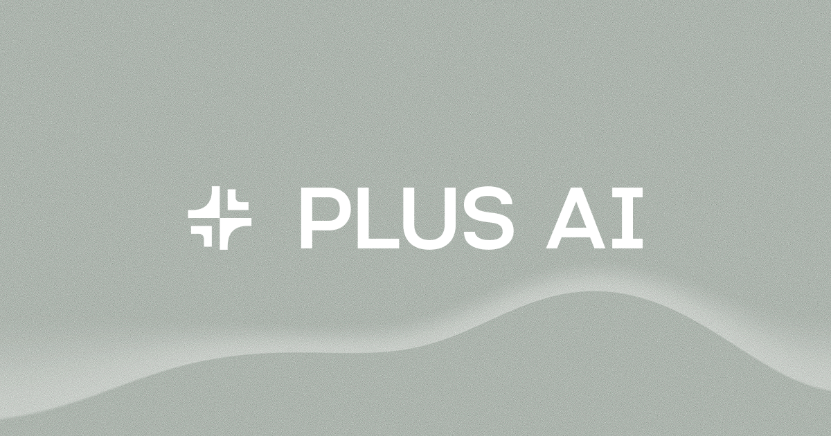 Screenshot of Plus AI