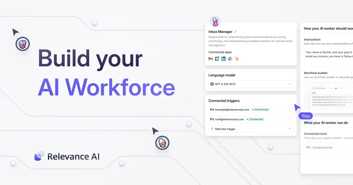 Screenshot of Relevance AI