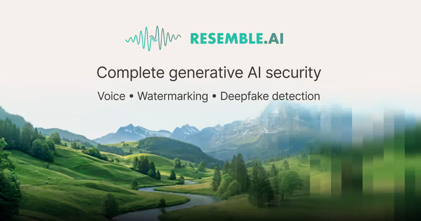 Screenshot of Resemble AI